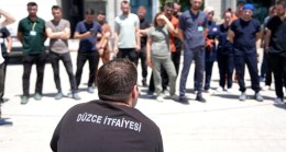 Hastanede yangın eğitimi