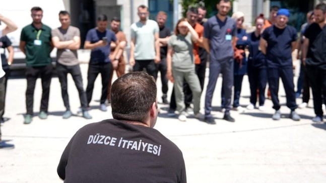 Hastanede yangın eğitimi