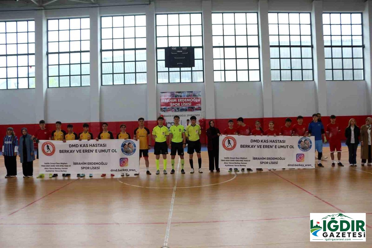 DMD hastası Berkay ve Eren kardeşlere Futsal Turnuvası ile umut oldular