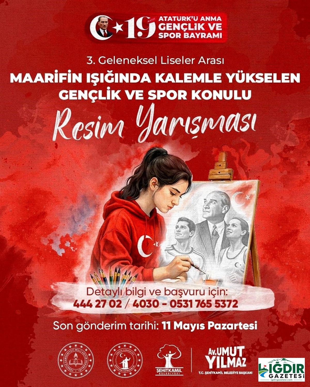 Genç yetenekler Şehitkamil’de sahneye çıkıyor