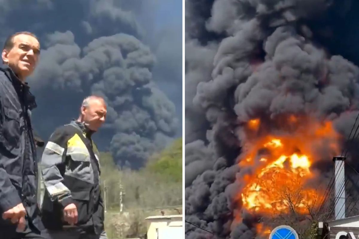 Rusya’da Ukrayna’nın vurduğu petrol rafinerisindeki yangın devam ediyor