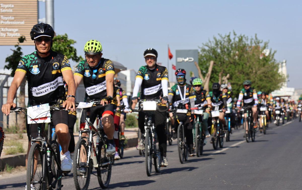 2. Göbeklitepe Bisiklet Festivali’nde 250 sporcu pedal çevirdi