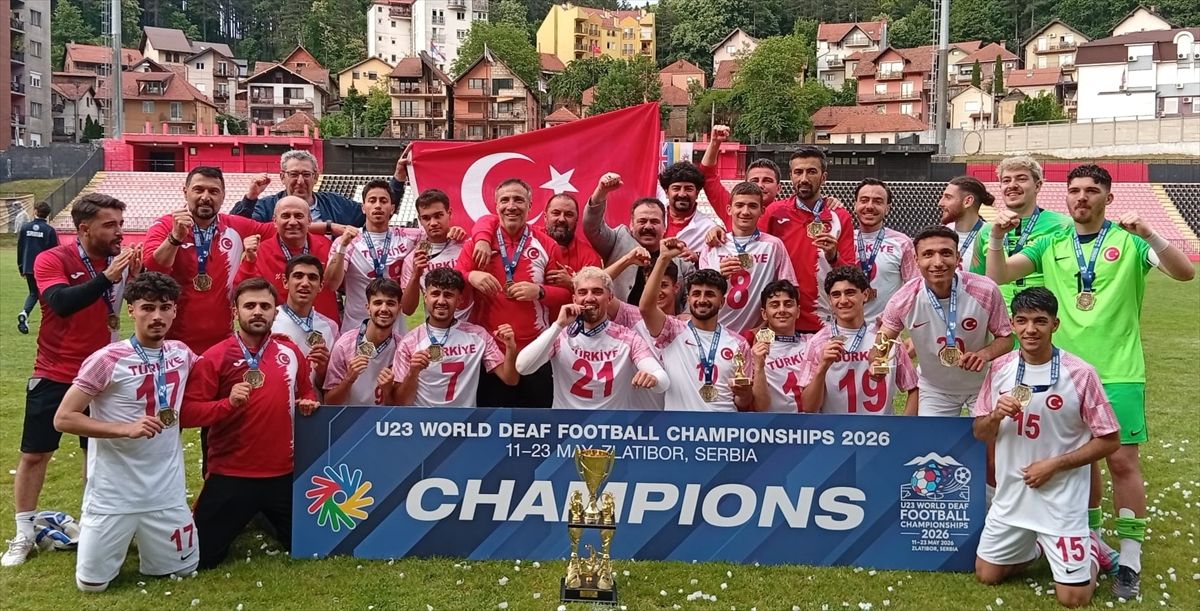 Türkiye, İşitme Engelliler Futbol Şampiyonu!