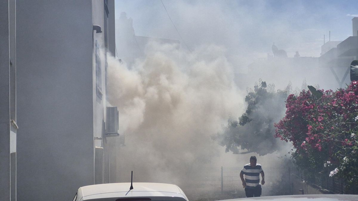 Bodrum’da Yangında İki Kadın Kurtarıldı