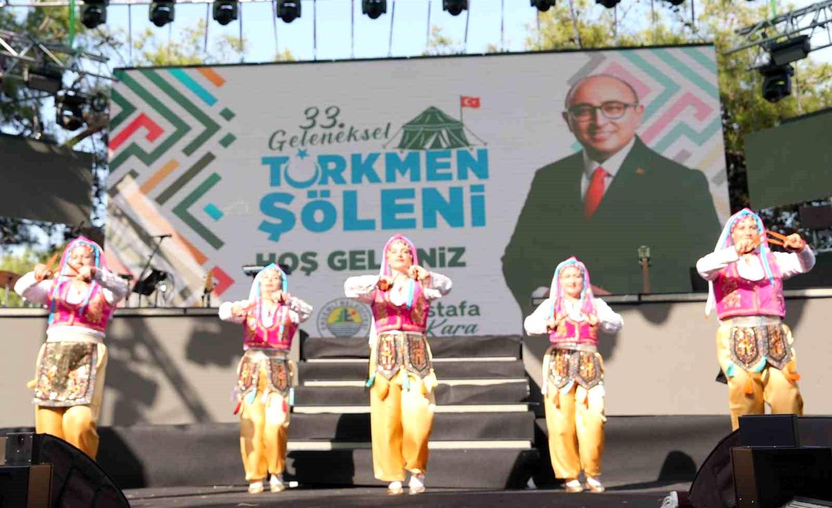 33. Geleneksel Türkmen Şöleni’ne binlerce kişi katıldı