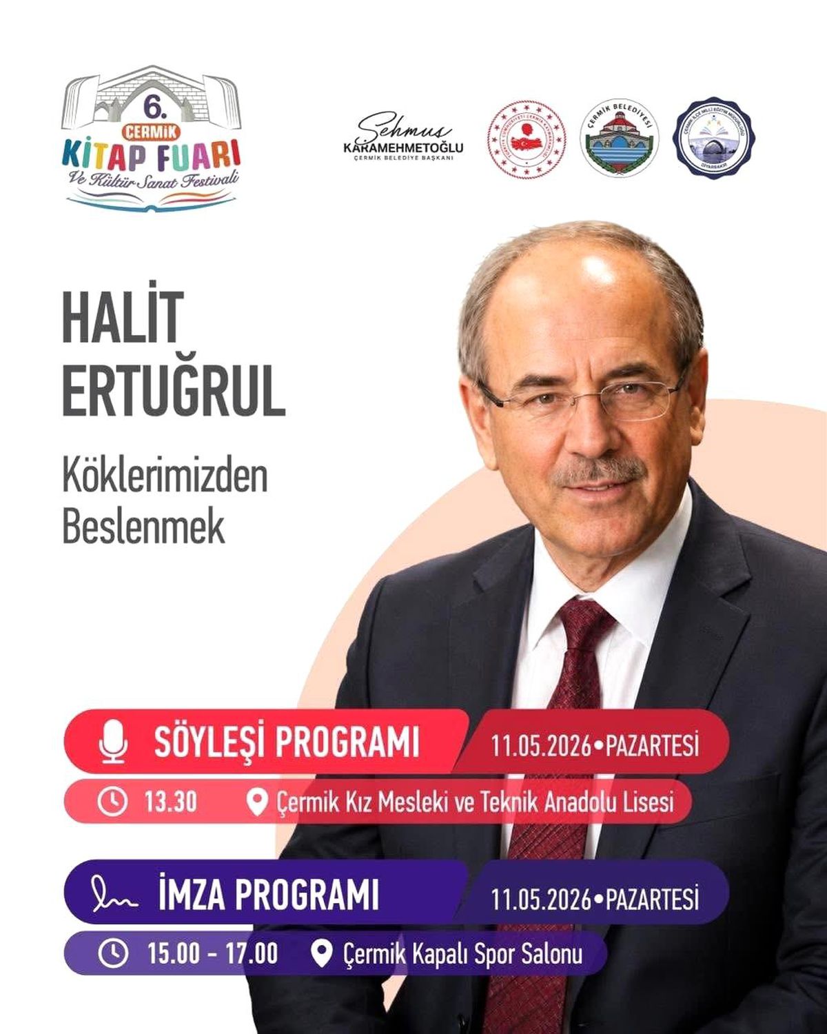 Çermik Kitap Fuarı Başlıyor