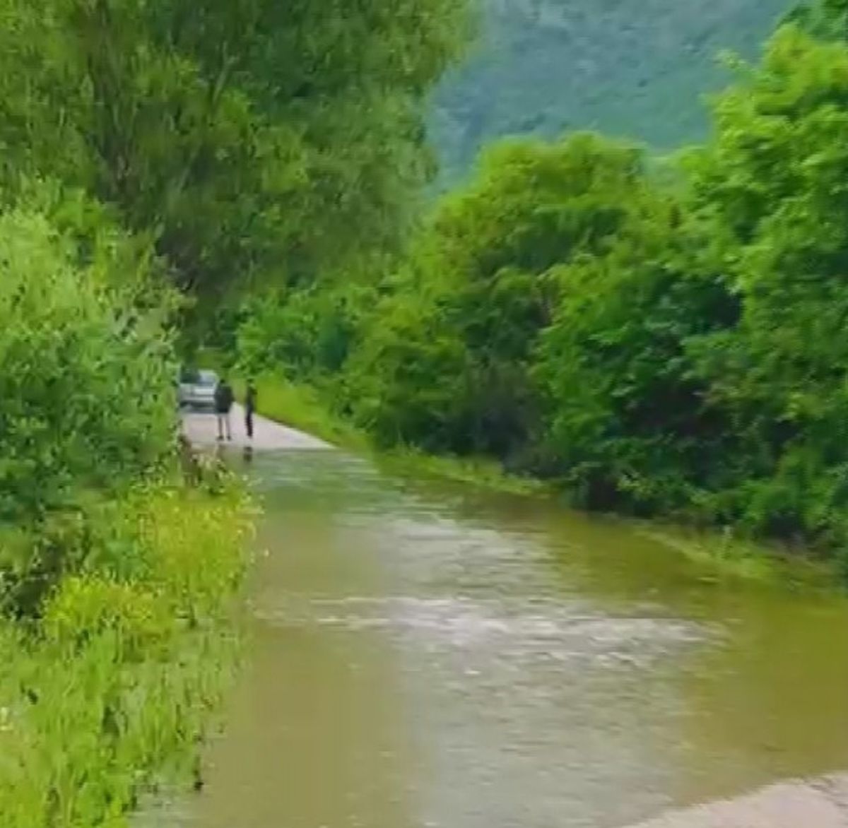Amasya’da Taşkın Yolunu Kapatmıştı