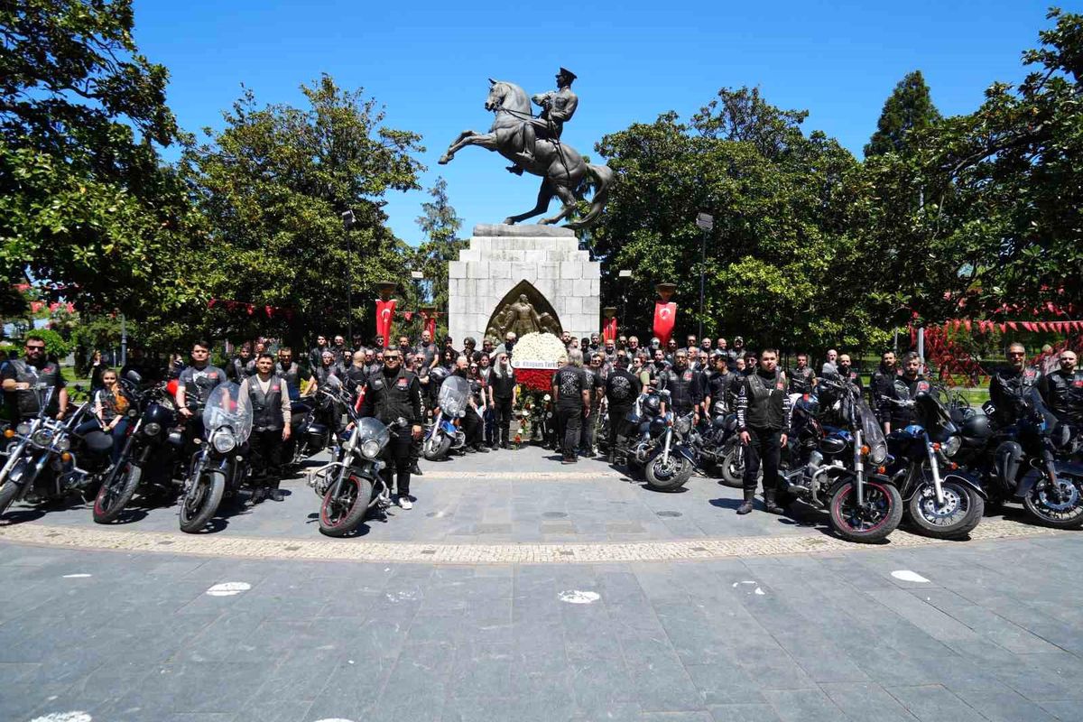 Chopper Motosikletçiler Samsun’da Buluştu
