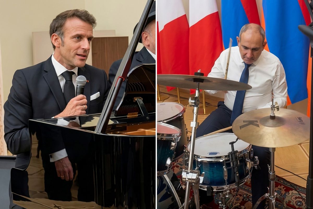 AB Zirvesi’ne damga vuran an: Paşinyan çaldı, Macron söyledi