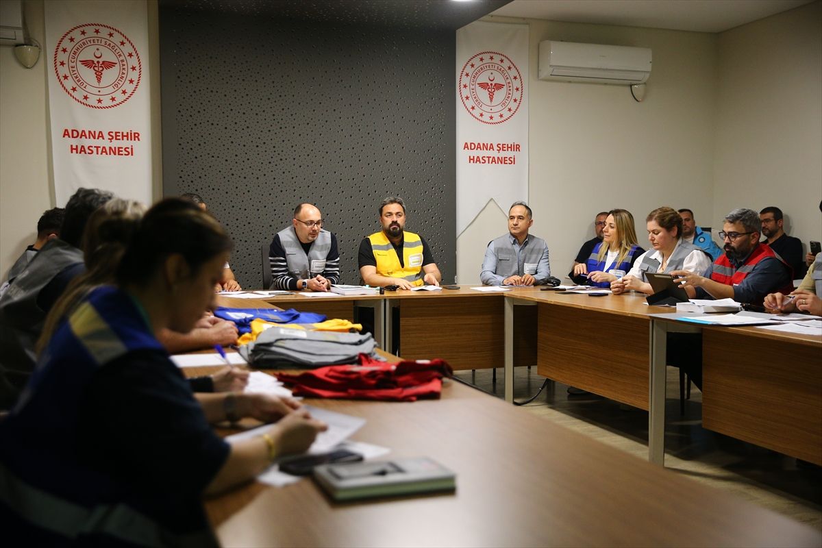 Adana Hastanesi’nde KBRN Tatbikatı Gerçekleştirildi