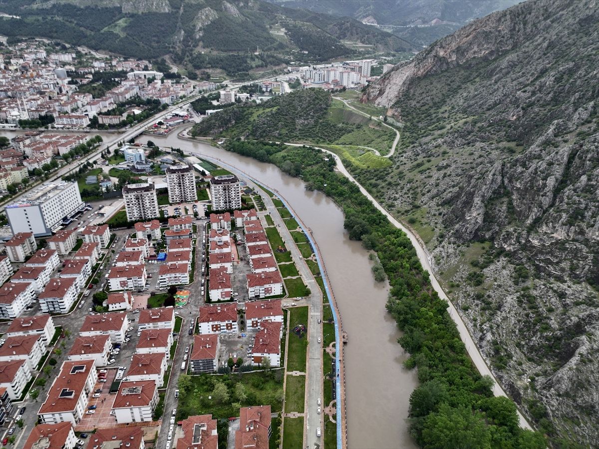 Amasya’da Sağanak Tarım Arazilerini Vurdu