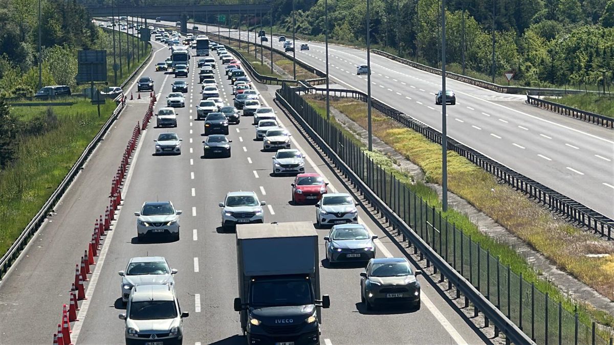 Dönüş Yoğunluğu: Bolu’da Trafik Durma Noktasında