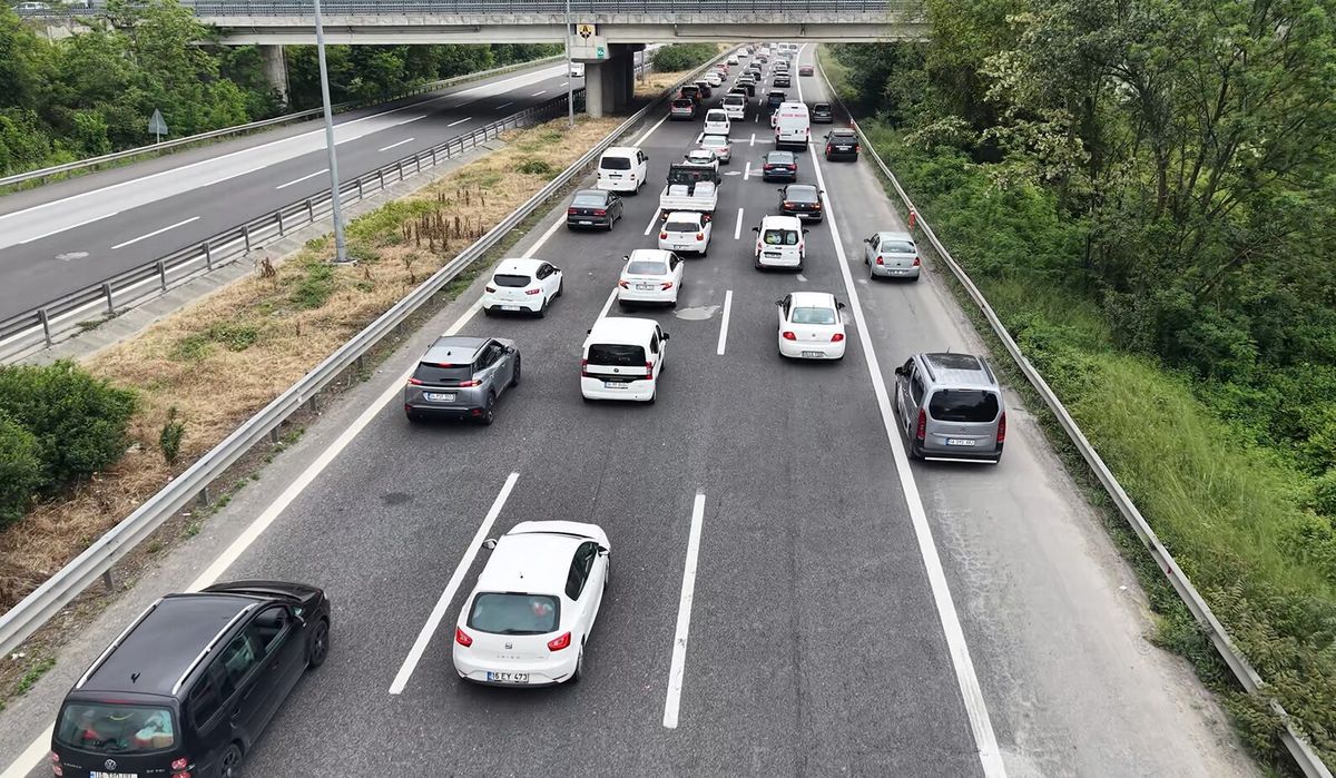 Düzce’de Kurban Bayramı Trafiği Yoğunlaştı
