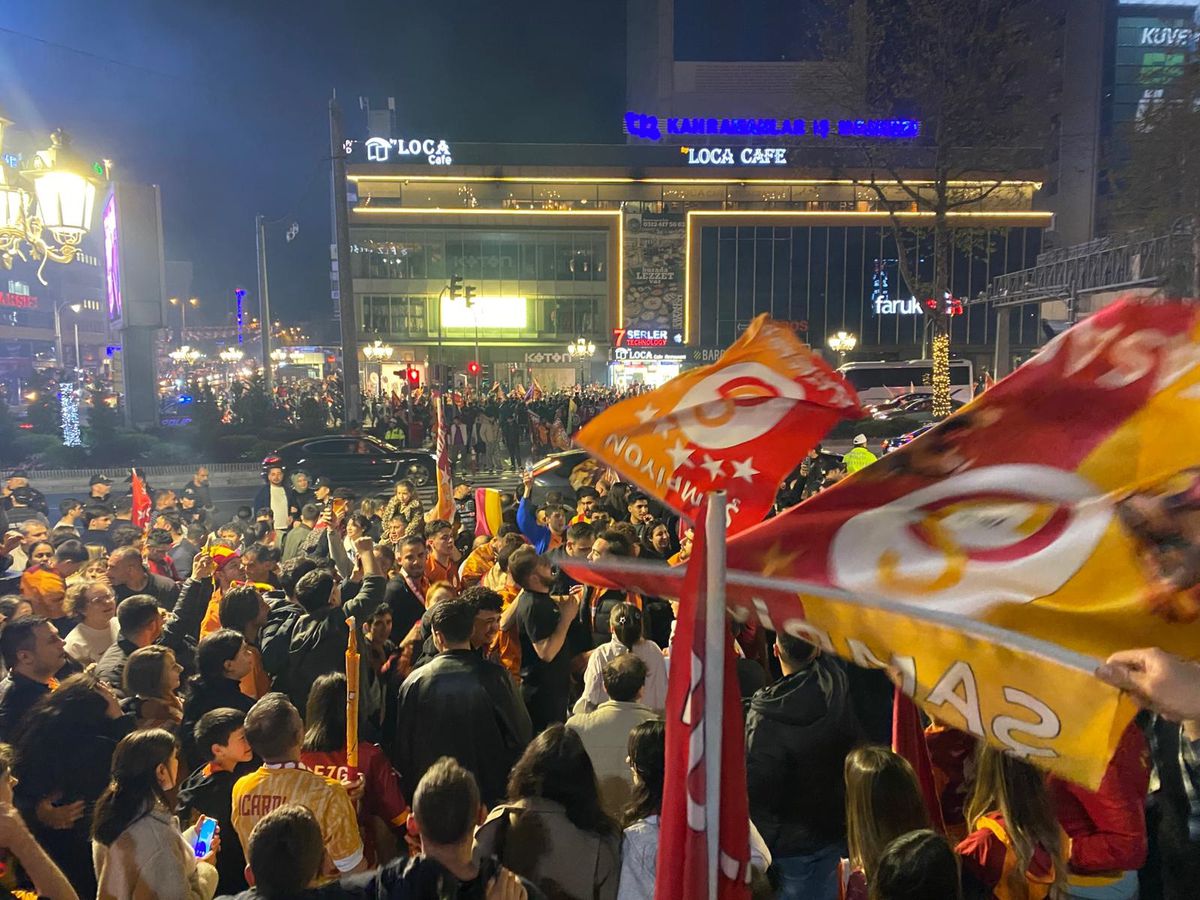 Galatasaray 26. Şampiyonluğunu Ankara’da Kutladı