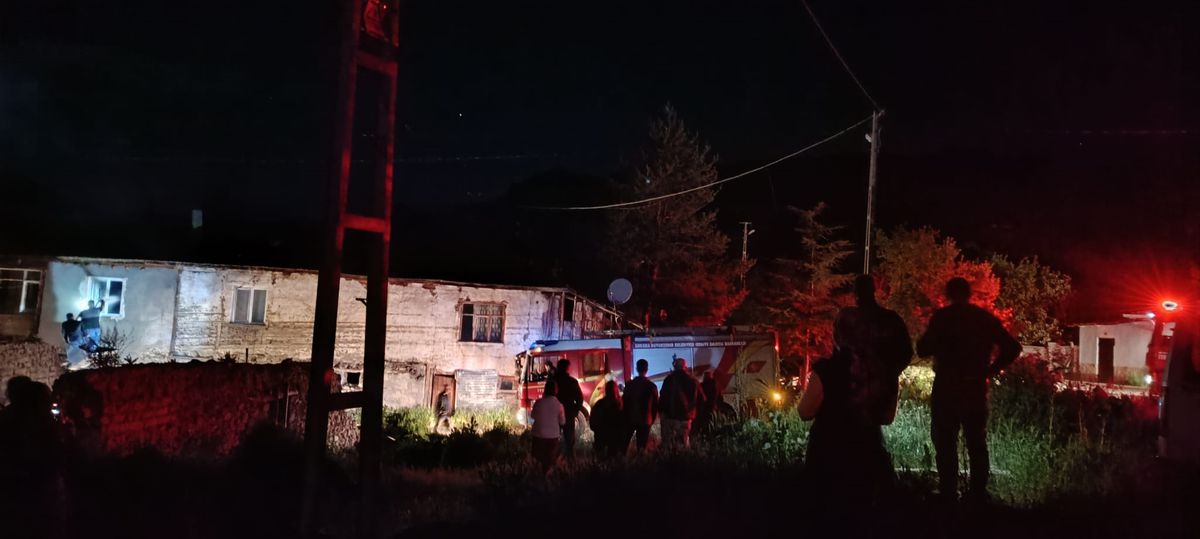 Çubuk’ta Müstakil Evde Yangın