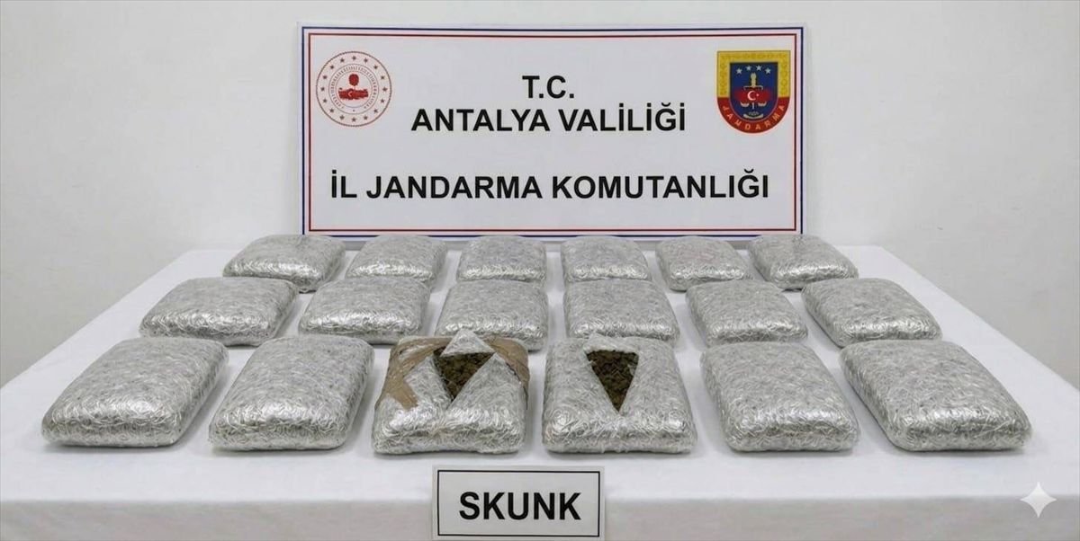 Antalya’da Uyuşturucu Operasyonu
