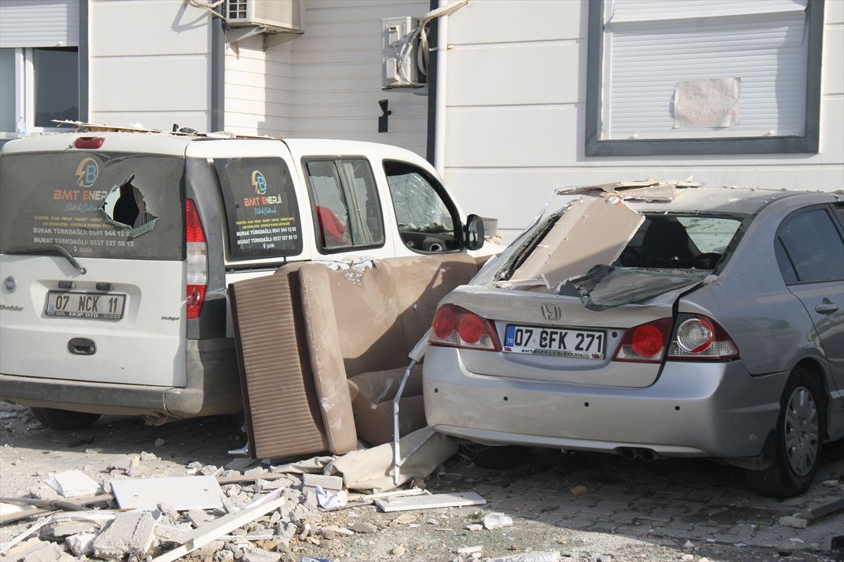 Antalya’da Tüp Patlaması: 1 Yaralı