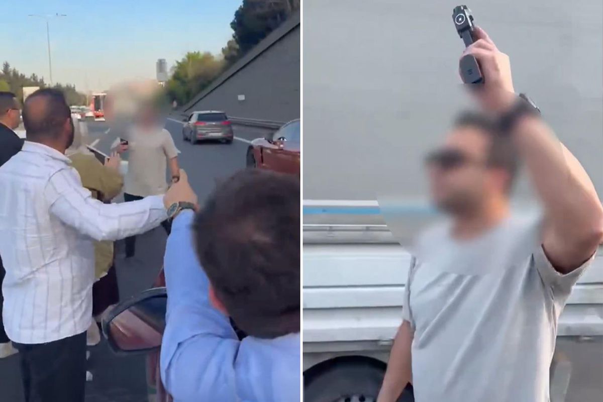 Araçların önünü kesti, “polisim” deyip havaya ateş açtı