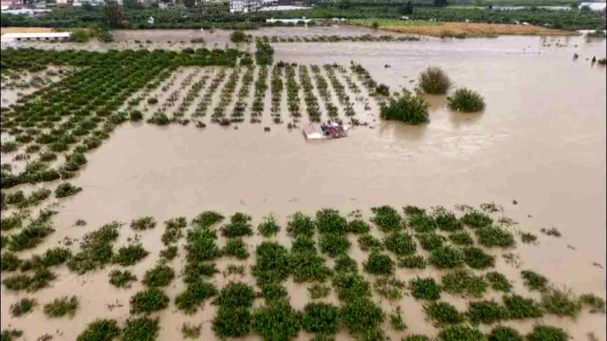 Hatay’da Asi Nehri Taşarak Tarım Arazilerini Sular Altında Bıraktı