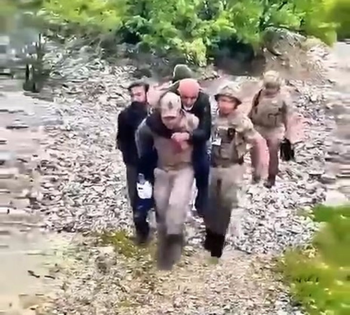 Tunceli’de Yaralıyı Jandarma Taşıdı