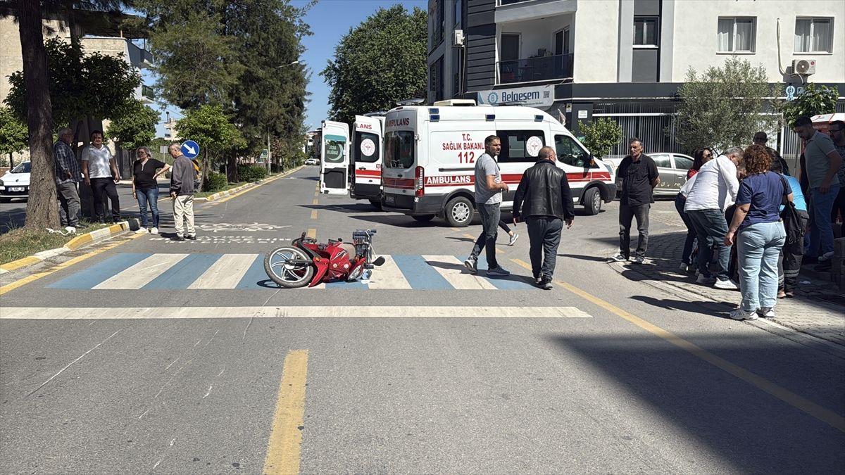 Efeler’de motosiklet kazası: 2 yaralı