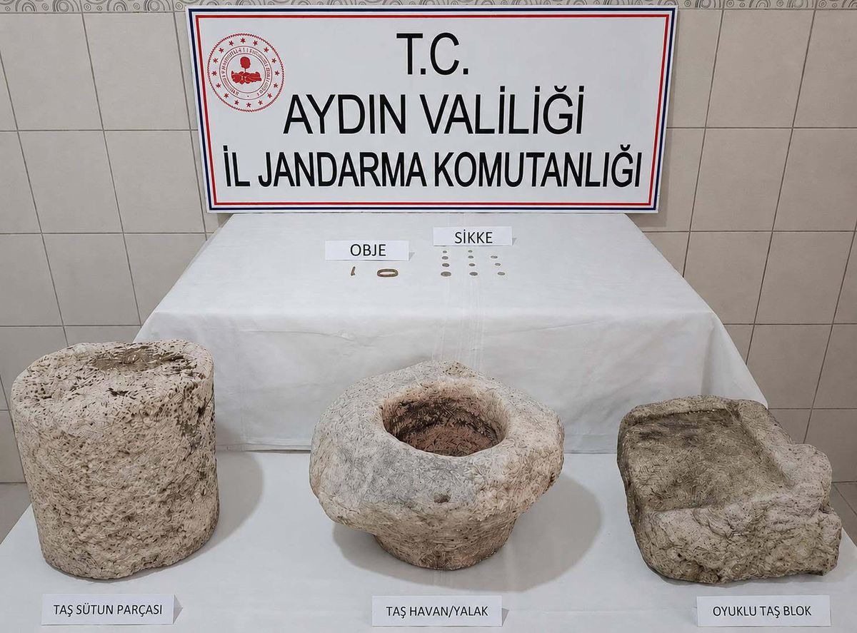 Bozdoğan’da Tarihi Eser Operasyonu