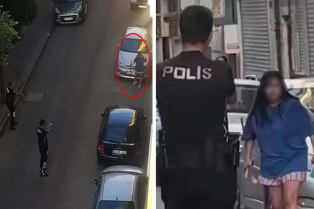Aydın’da samuray kılıcıyla sokağa çıkan genç kız dehşet saçtı