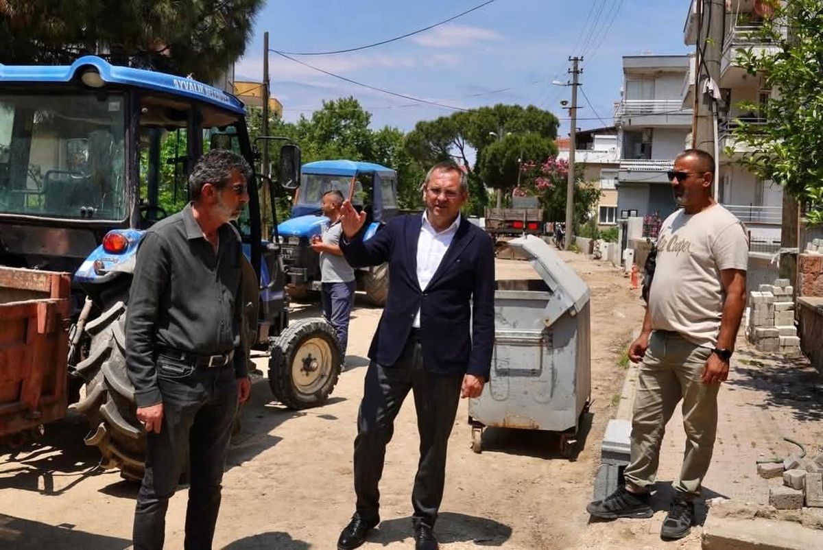 Ayvalık’ta yol müjdesi