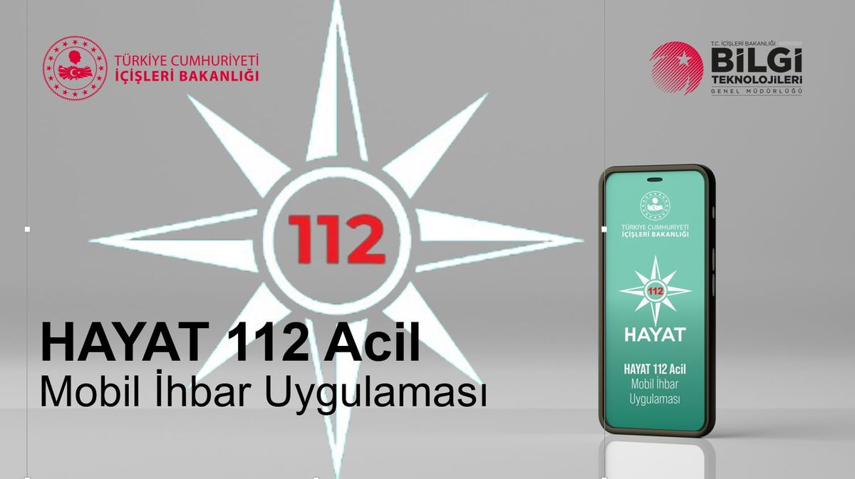 Yeni Acil İhbar Uygulaması Hayat 112