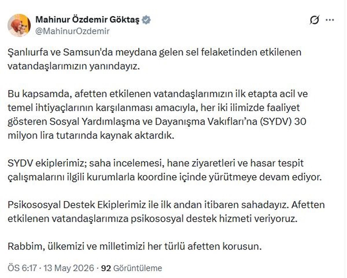 Selzedelere 30 milyon lira yardım