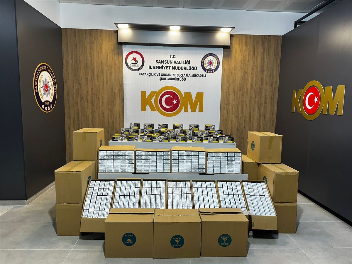 Samsun’da Kaçakçılık Operasyonu
