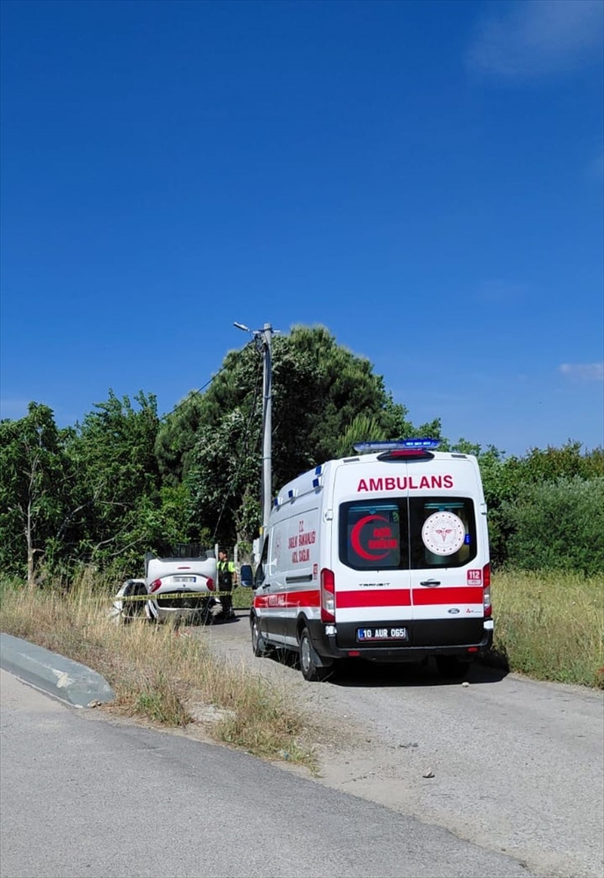 Edremit’te trafik kazası: 1 ölü, 3 yaralı