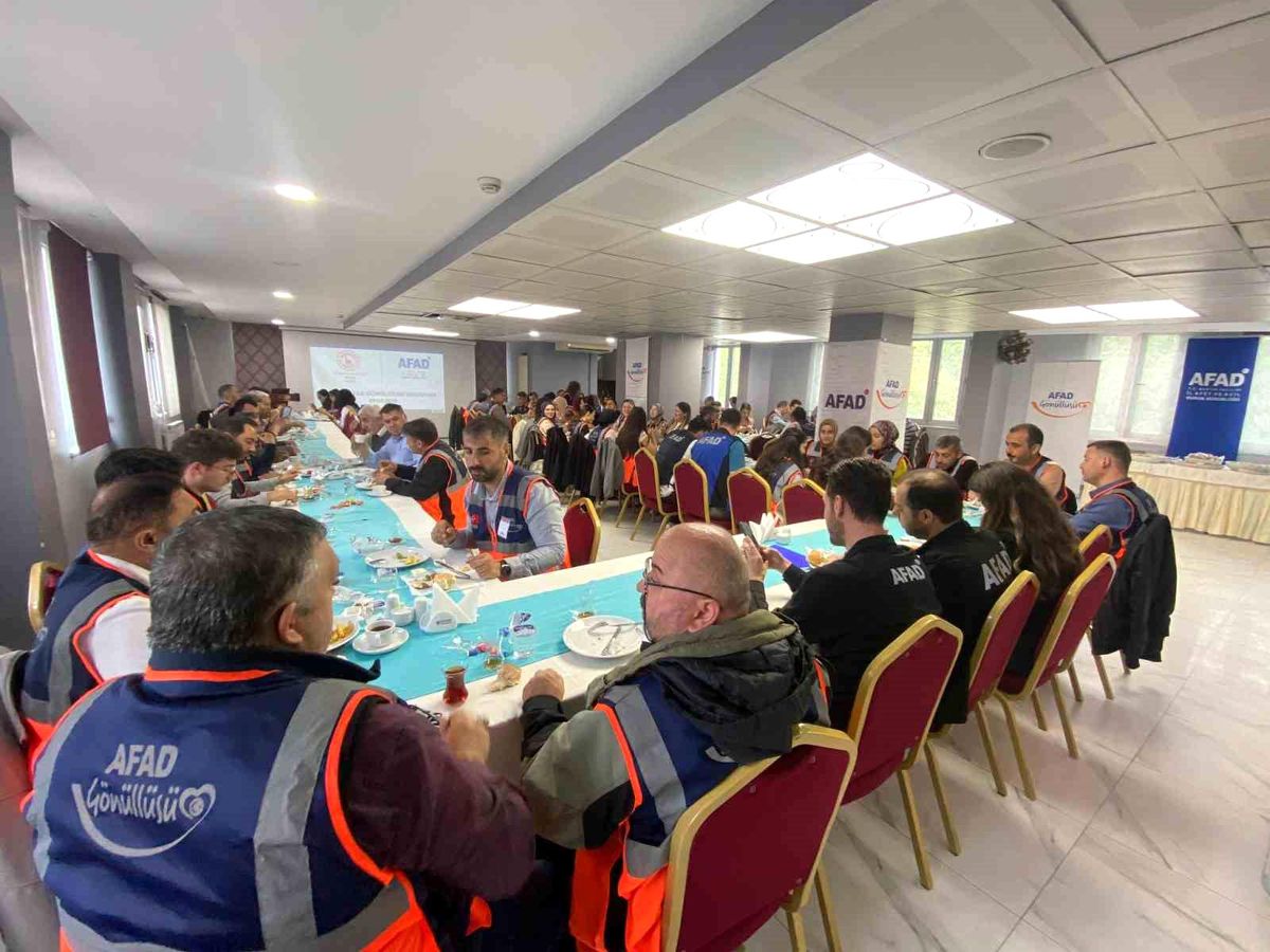 AFAD 74 Gönüllüye Sertifika Verdi