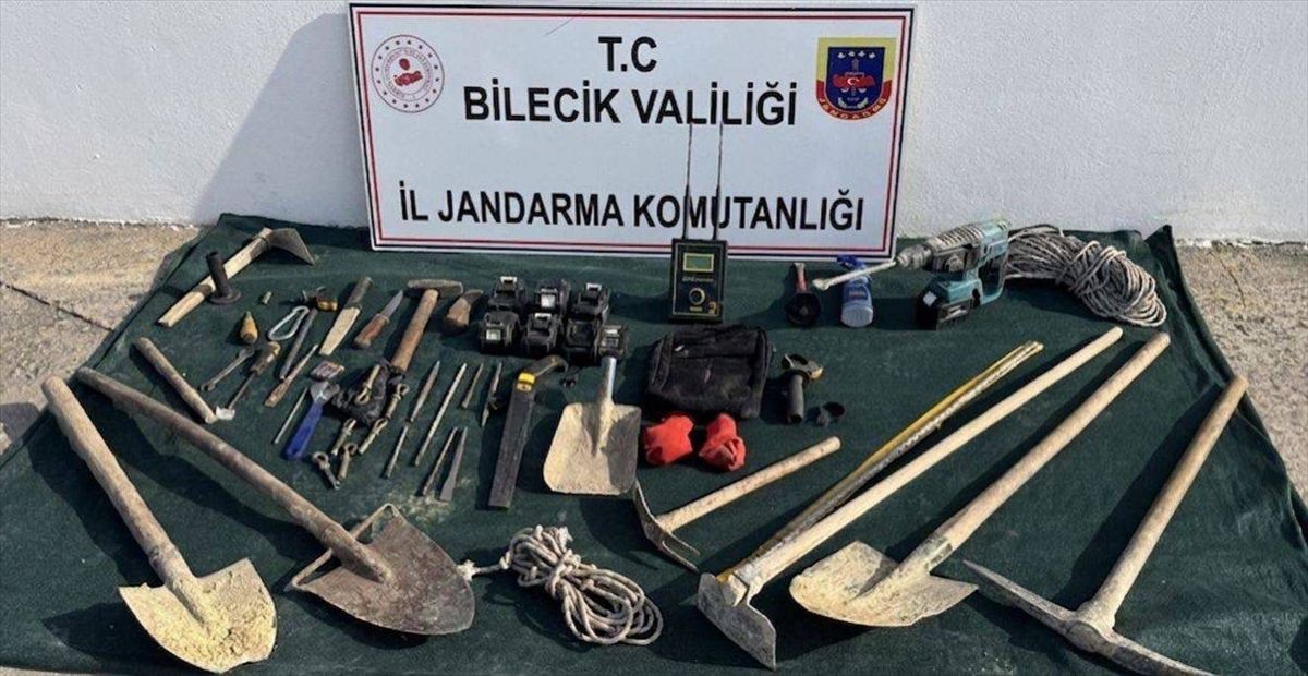 Bilecik’te Kaçak Kazı Operasyonu