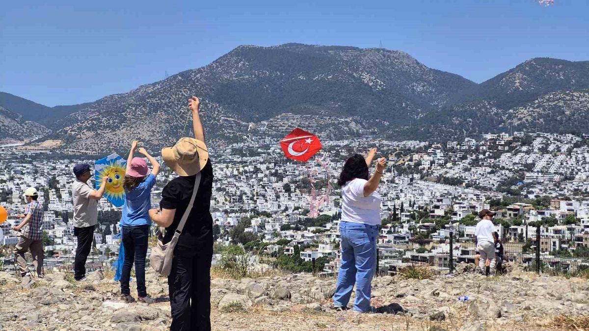 Bodrum’da Uçurtma Festivali yoğun ilgi gördü