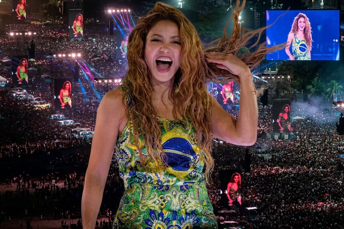 Brezilya’da Shakira fırtınası! 2 milyon hayranı tempo tutarak eski eşi Pique’ye küfür etti