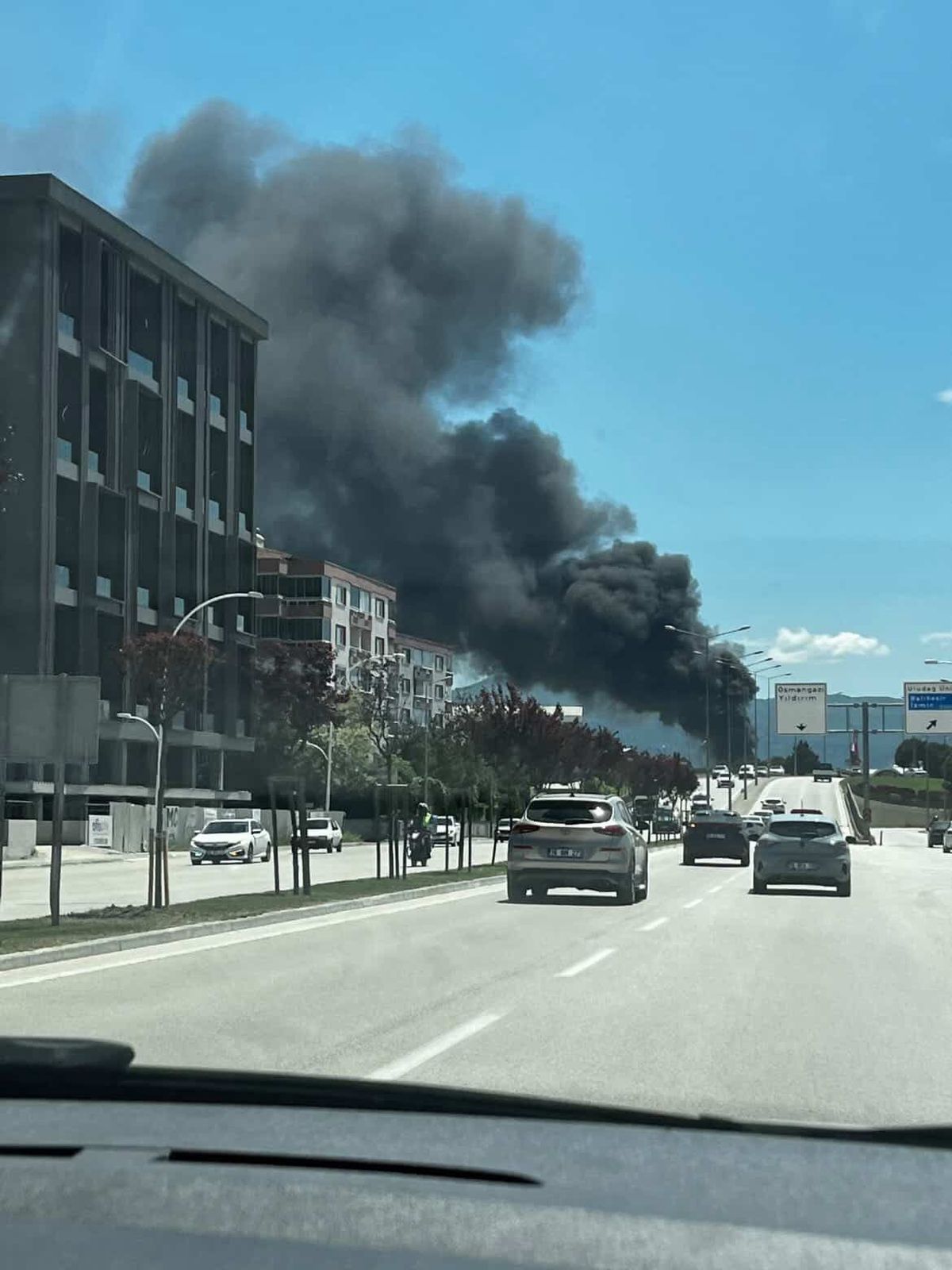 Bursa’da Depoda Yangın