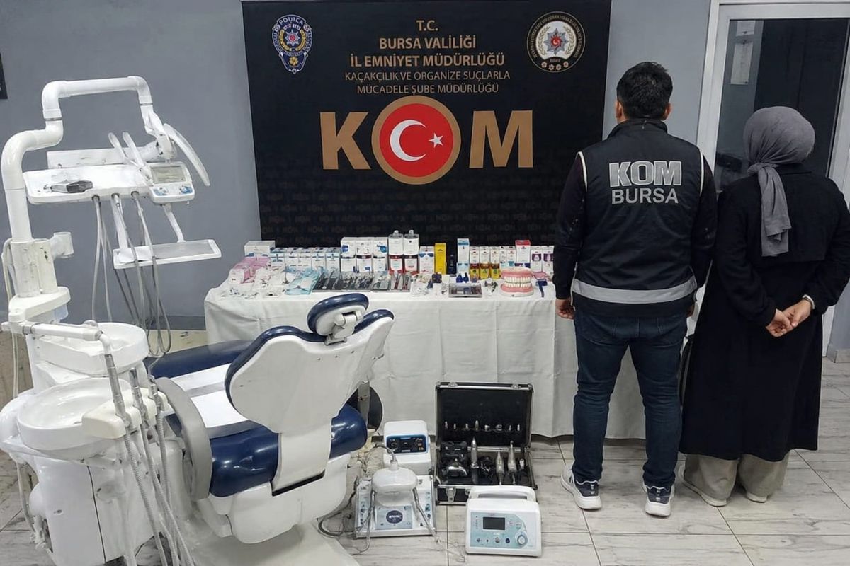 Bursa’da Sahte Diş Hekimleri Yakalandı