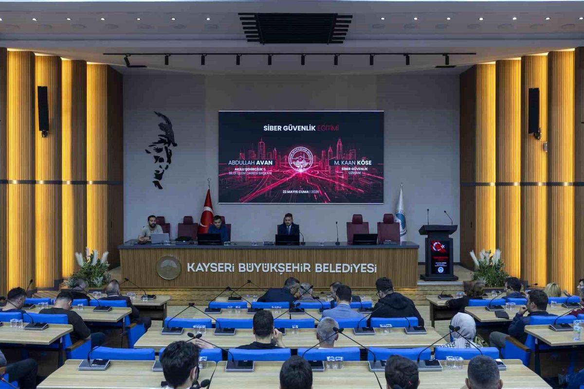 Büyükşehir personeline ‘Siber güvenlik ve farkındalık eğitimi”