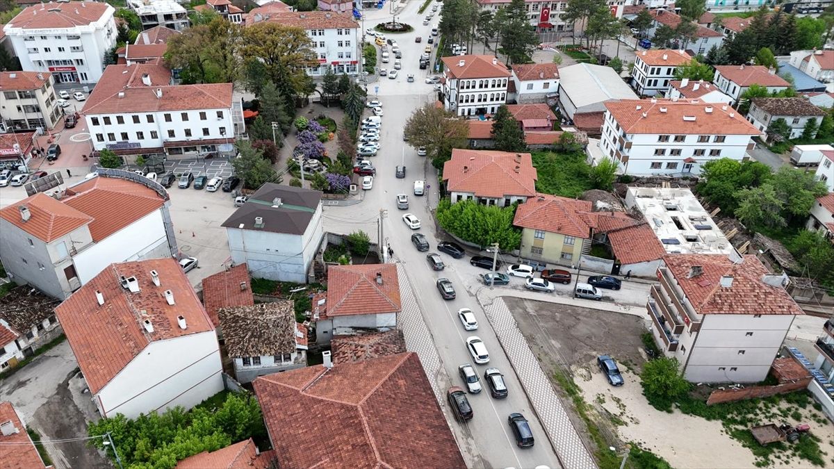Kurban Bayramı’nda Çerkeş’te Trafik Yoğunluğu