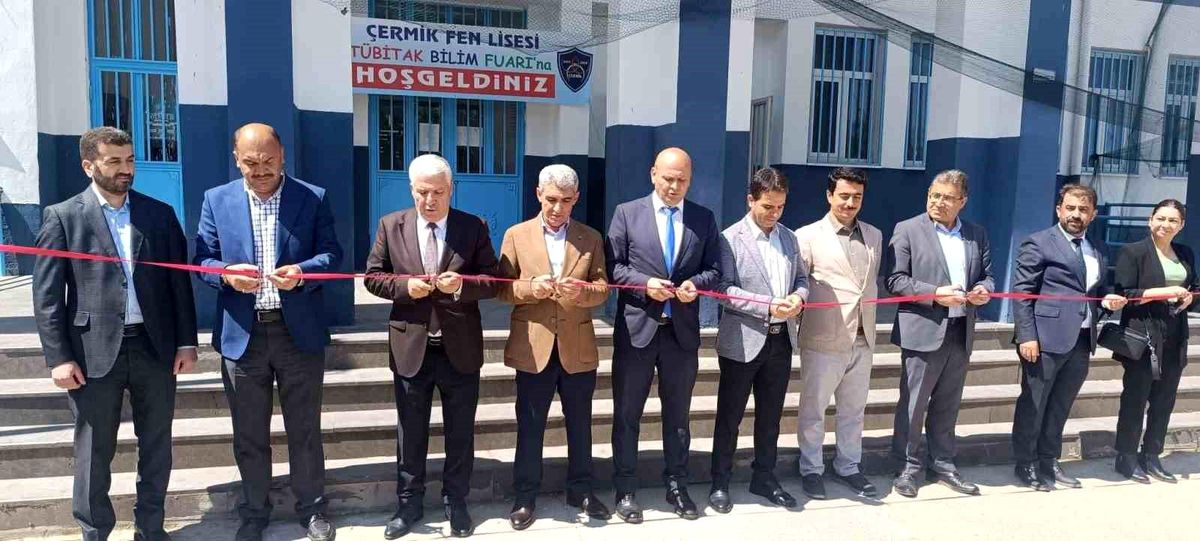 Çermik’te Bilim Fuarı Açıldı