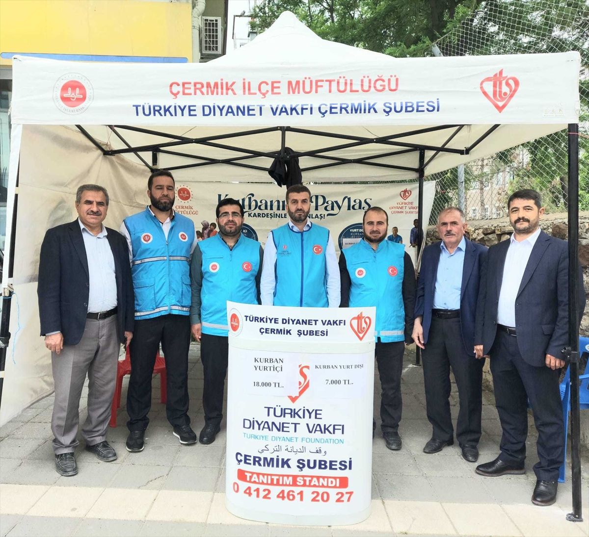 Diyarbakır Çermik’te kurban bağış standı açıldı