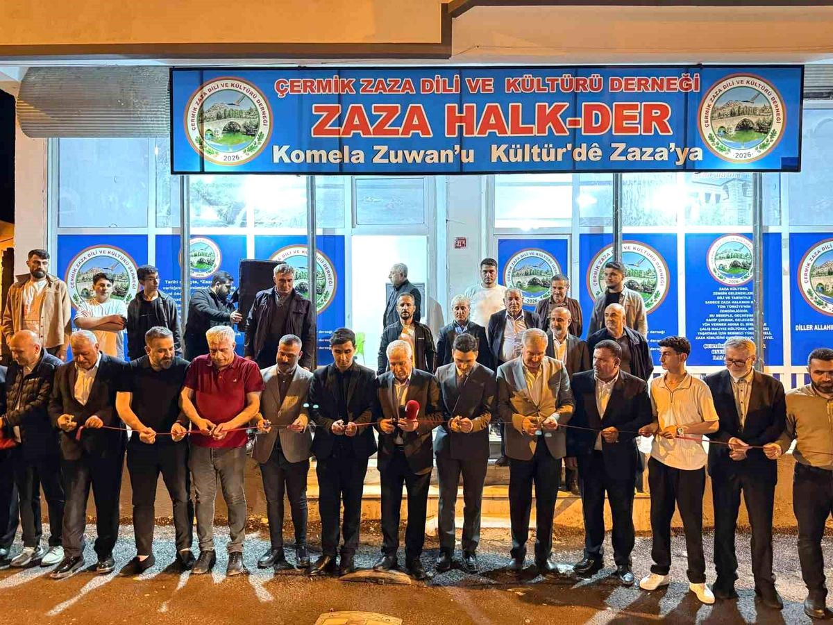 Çermik’te Zaza Dili ve Kültürü Derneği açıldı