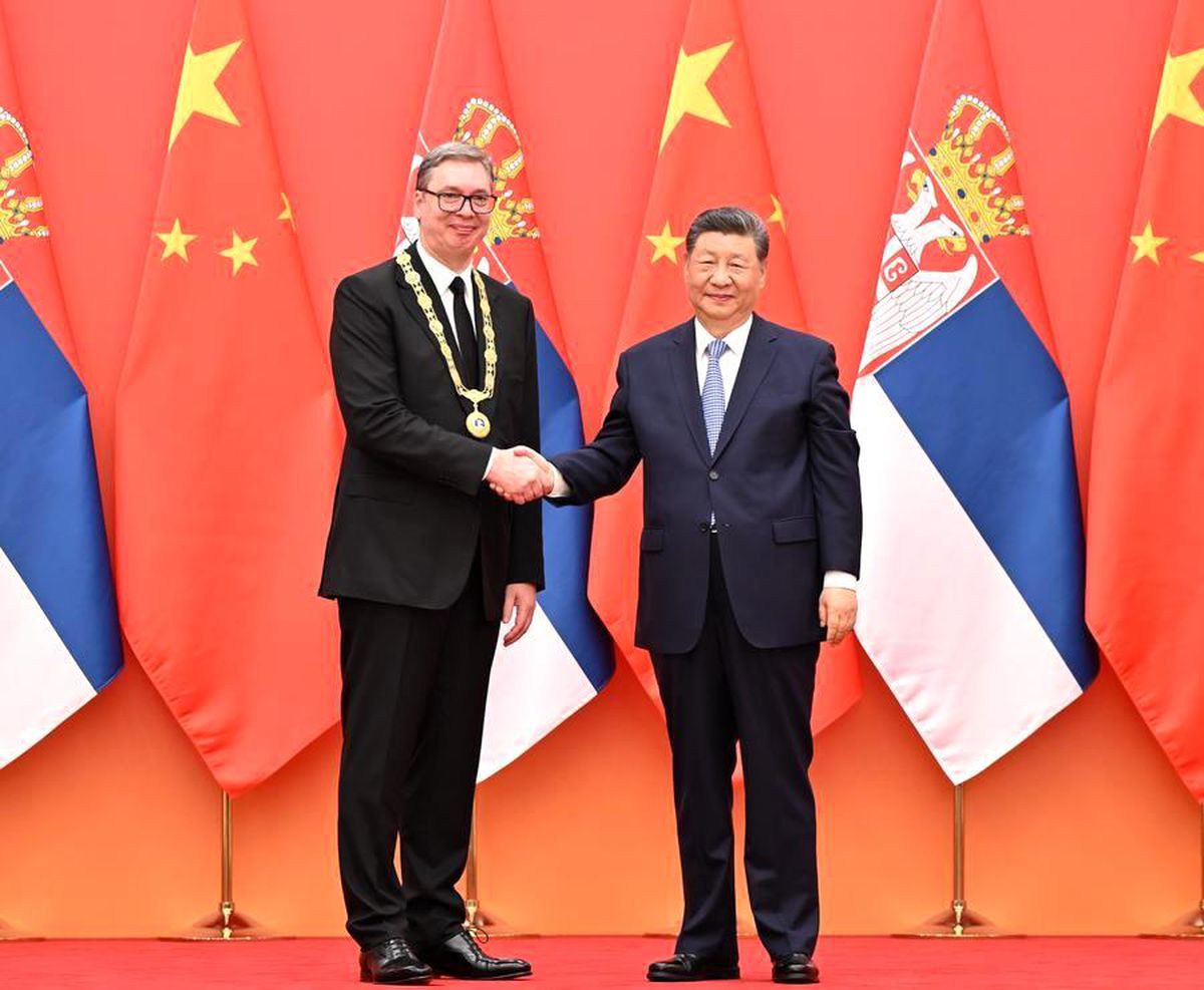 Xi Jinping, Vucic’e Madalya Takdim Etti