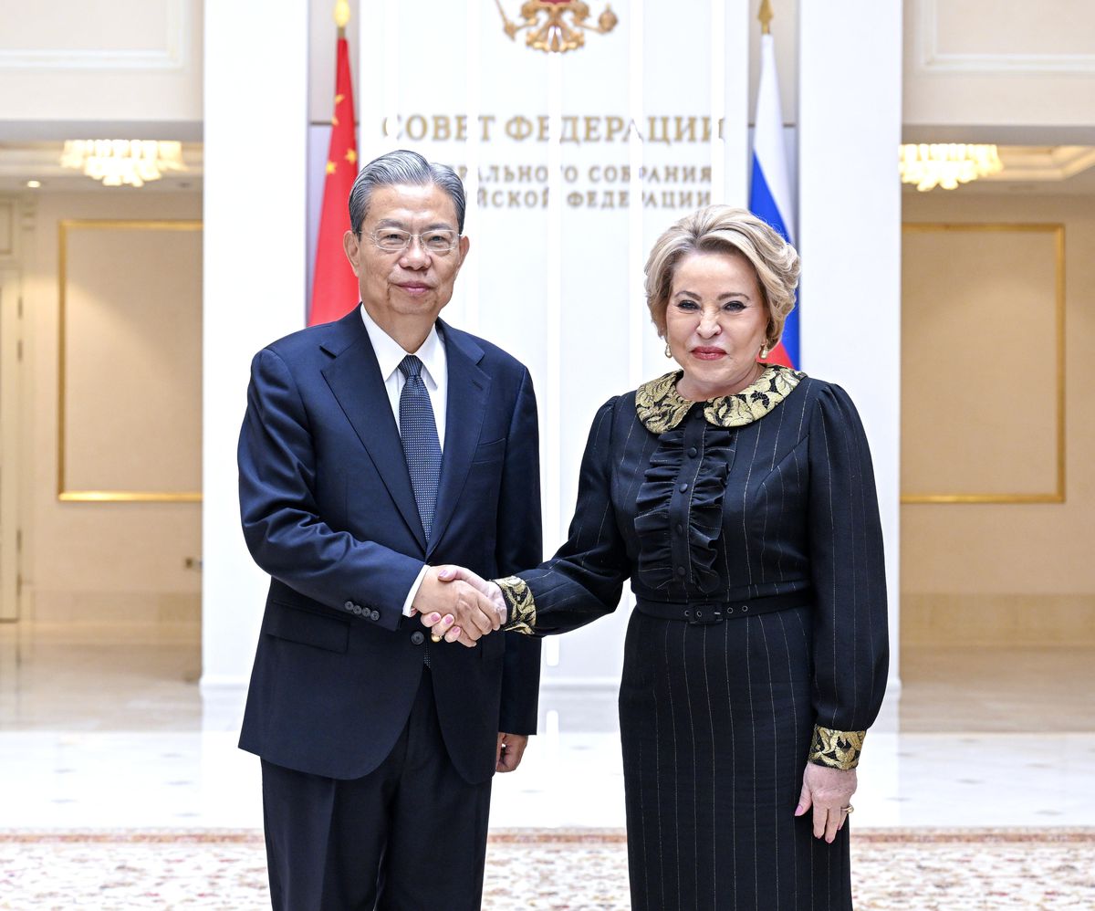Zhao Leji, Rusya’da Resmi Ziyarette Bulundu