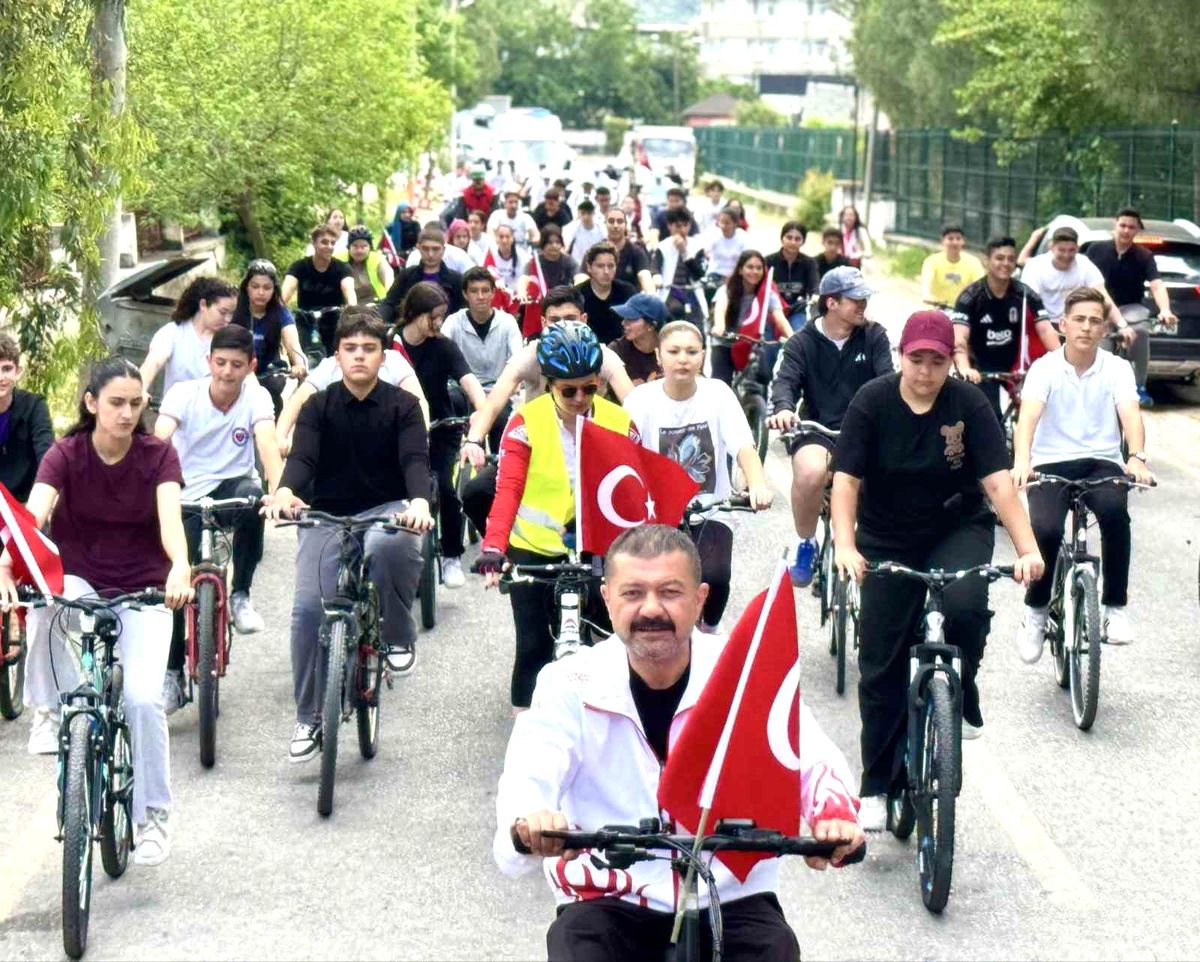 Çine’de Bisiklet Turuyla Sağlıklı Yaşam Vurgusu