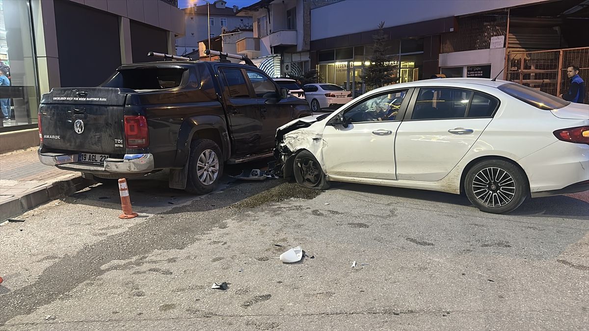 Çorum’da Trafik Kazası: 1 Yaralı