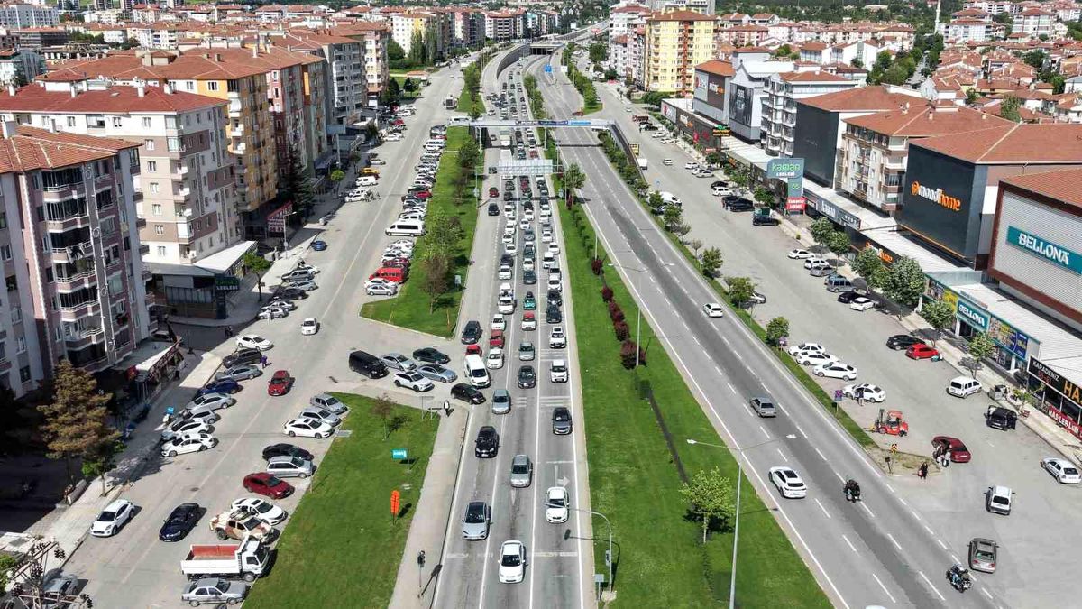 Çorum’da Kurban Bayramı Dönüş Trafiği Yoğunlaştı