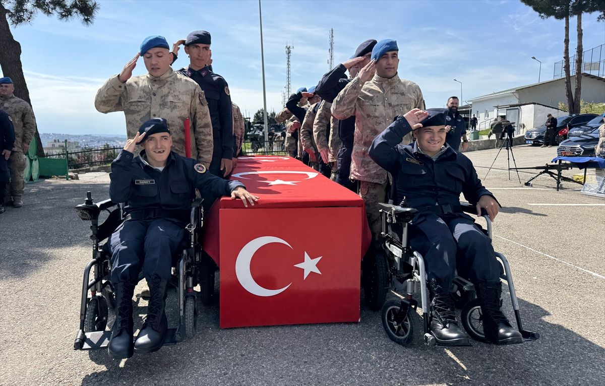 Engelli bireyler için temsili askerlik yemin töreni