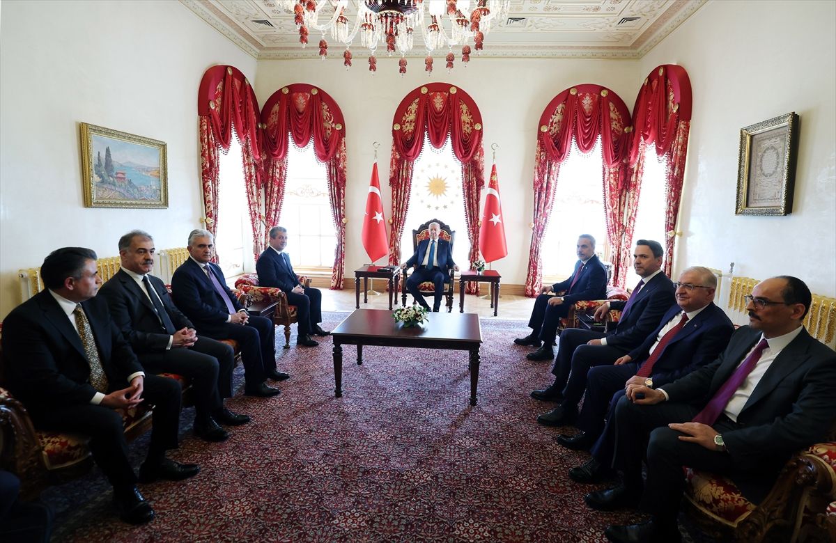 Cumhurbaşkanı Erdoğan, IKBY Başbakanı Mesrur Barzani’yi kabul etti